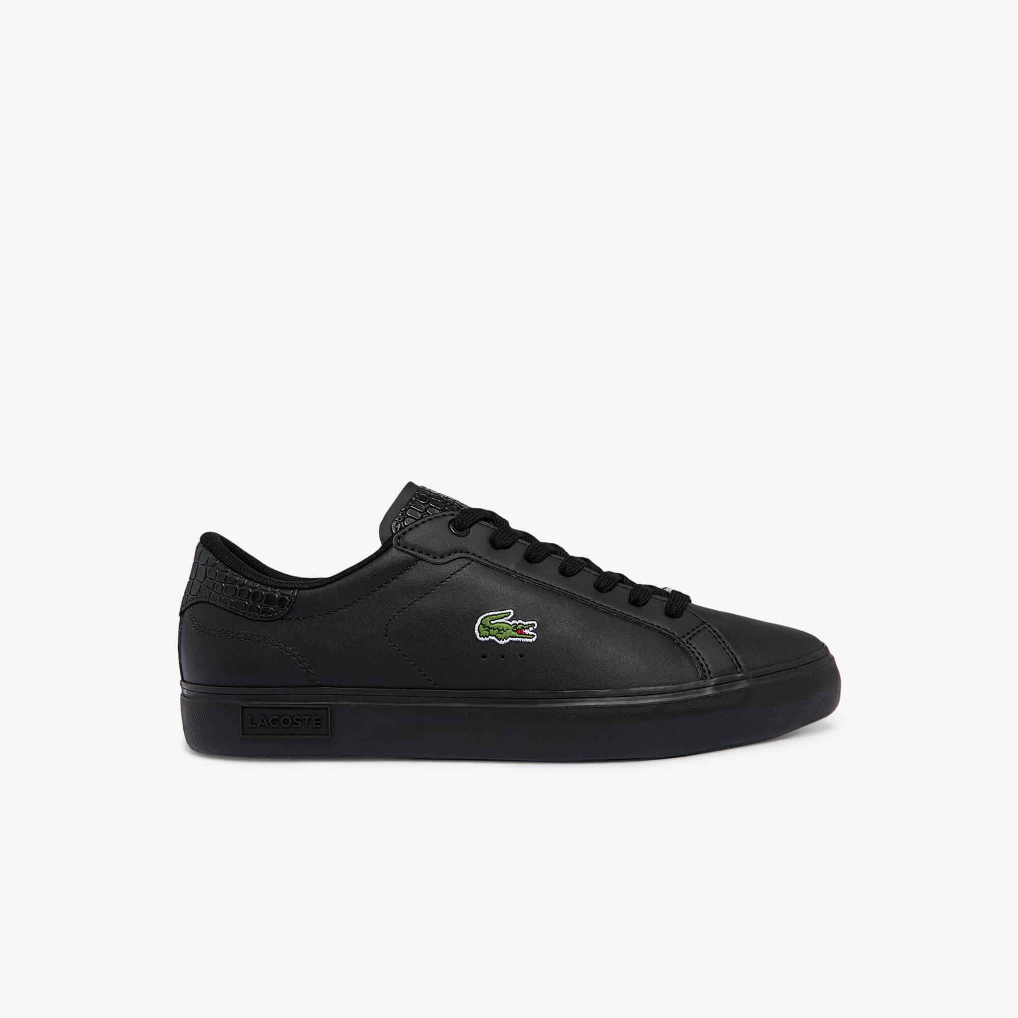 all black lacoste