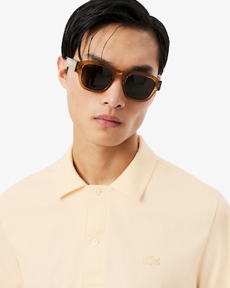 Paris Classic Fit Open Neck Embroidered Polo Shirt