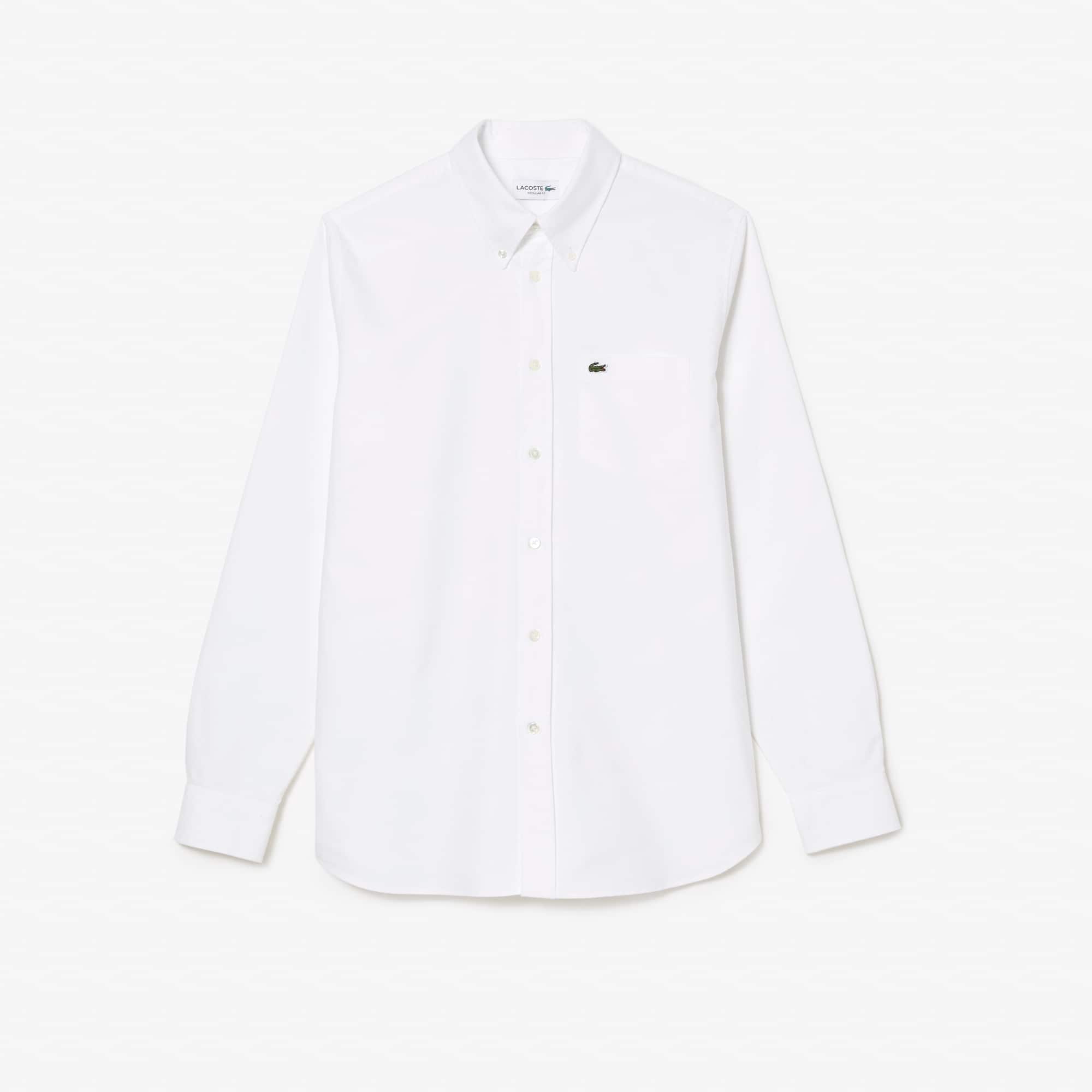 lacoste poplin shirt