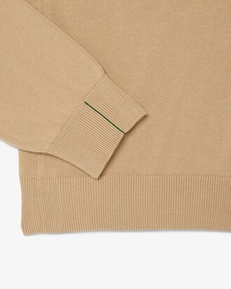 Monochrome Crew Neck Cotton Sweater