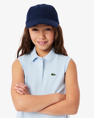 Sleeveless Stretch Piqué Polo Dress