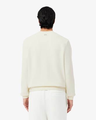 Embossed Logo Piqué Sweatshirt