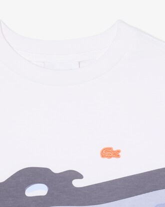 Croc Print Cotton T-shirt