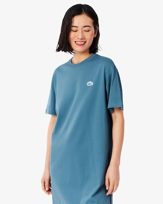 Oversized Cotton Jersey T-shirt Dress