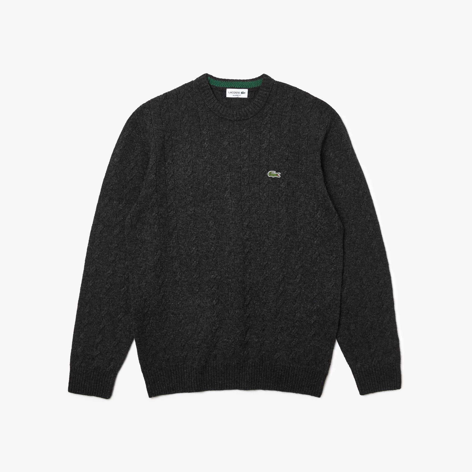 lacoste gray sweater