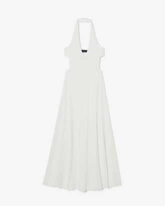 Runway Ribbed Pleated Dress