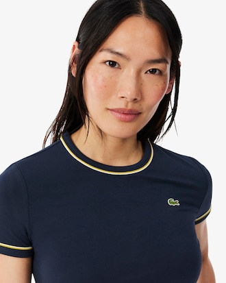 Contrast Trim Jersey T-shirt