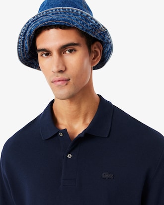 Loose Fit Heavy Piqu&eacute; Polo Shirt