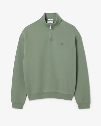 Heavy Fleece Zipper Neck Sweatshirt