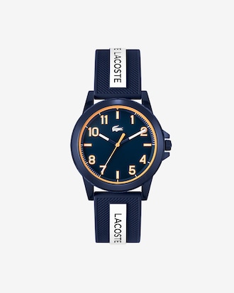 Rider 3 Hands Watch - Blue With Silicone Strap