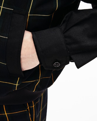 Men's Lacoste LIVE Check Harrington Jacket