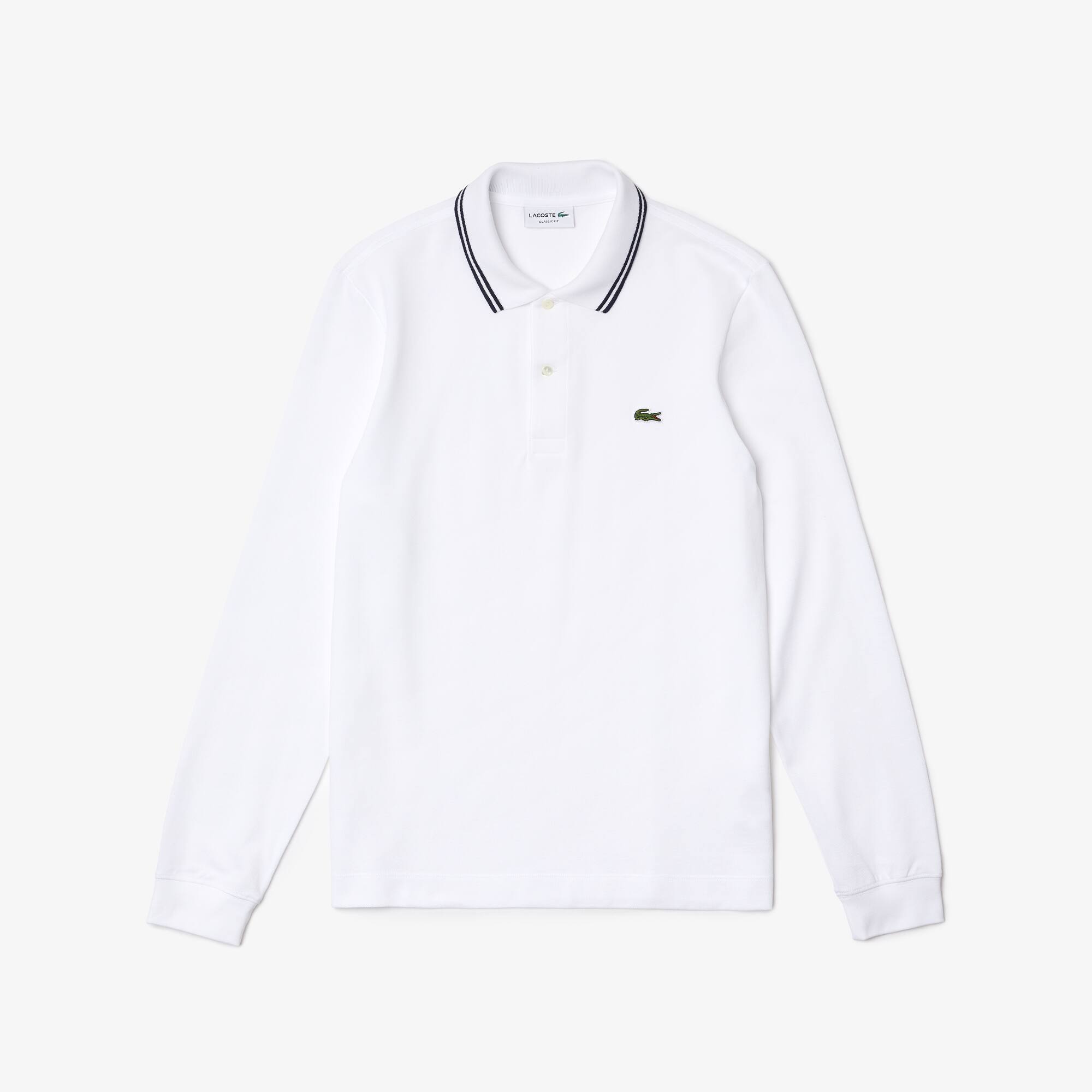 lacoste alligator long sleeve polo shirt