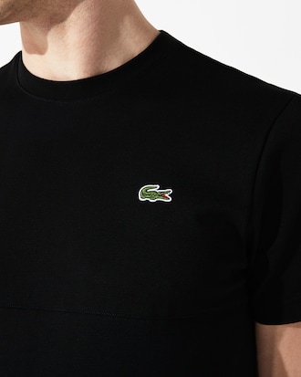 Men's Lacoste SPORT Crew Neck Lettered Ultra Light Cotton T-shirt