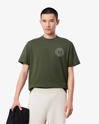 Print Badge Jersey T-shirt