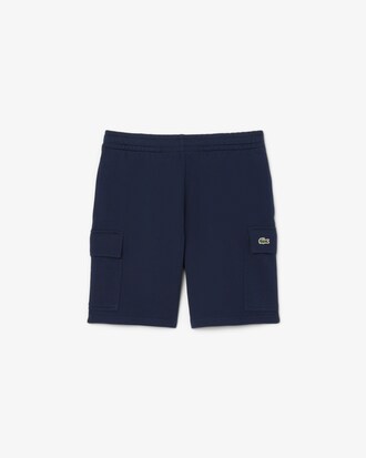 Cotton Fleece Cargo Shorts