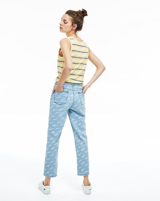 Unisex Lacoste LIVE Pocket Cotton Jersey Tank Top