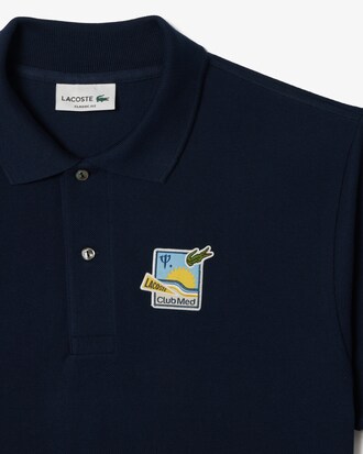 L.12.12 Lacoste x Club Med Badge Accent Polo Shirt