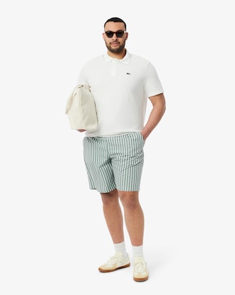 Relaxed Fit Striped Shorts