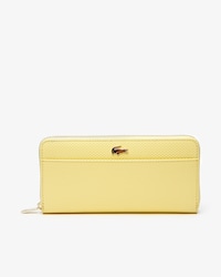 Women's Chantaco Piqu&eacute; Leather 12 Card Zip Wallet