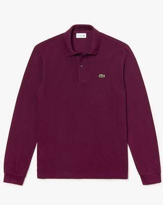 Classic Fit Long Sleeved L.12.12 Polo Shirt