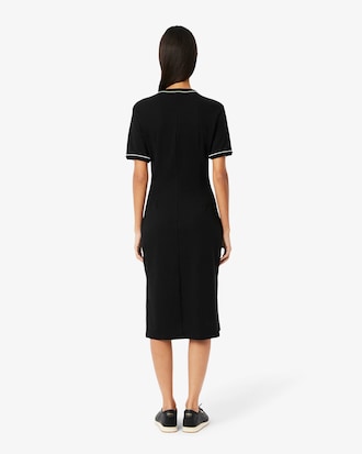 Trim Accent Jersey T-shirt Dress