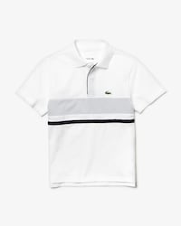 Boys' Lacoste SPORT Mesh Panel Ultra Light Cotton Tennis Polo Shirt
