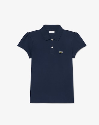 Scallop Collar Mini Piqu&eacute; Polo Shirt