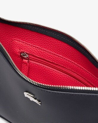 Anna Coated Piqu&eacute; Canvas Pouch