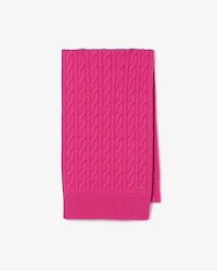 Runway Cable Knit Cashmere Scarf