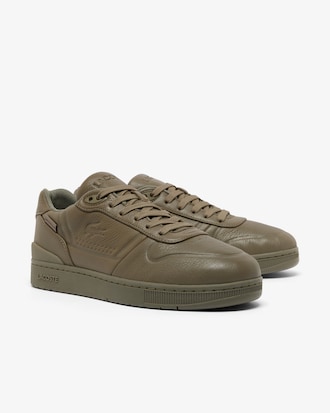 Men’s T-Clip Shield Leather Sneakers