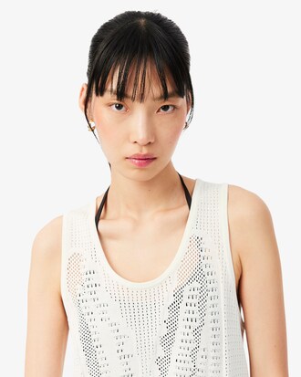Mesh Crochet Tank Top