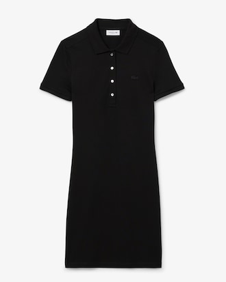 Slim Fit Stretch Piqu&eacute; Polo Dress