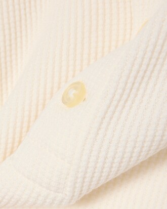 Waffle Knit Henley T-shirt
