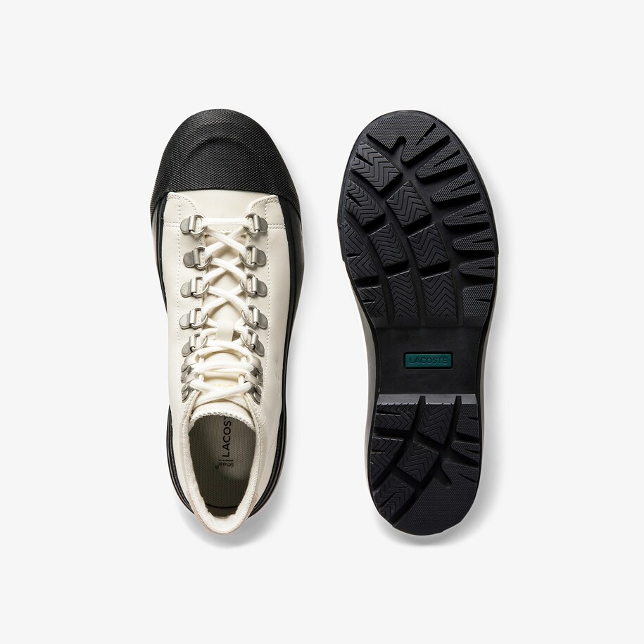 women s gripshot mid winter water resistant leather boots lacoste