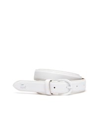 Women's L.12.12 Concept Tongue Buckle Monochrome Petit Piqué Belt