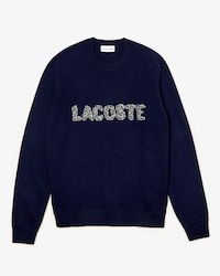 Men's Crocodile Embroidery Lacoste Signature Wool Blend Sweater