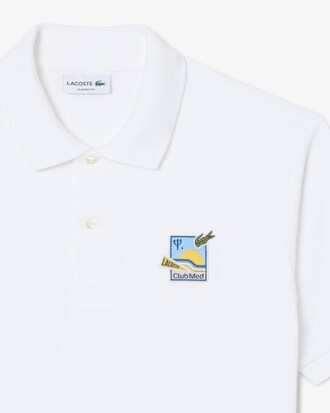 L.12.12 Lacoste x Club Med Badge Accent Polo Shirt