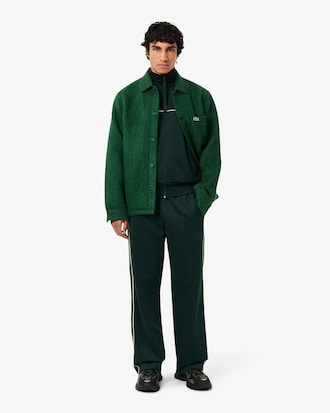 Satin Effect Zipped Fleece Sweatshirt