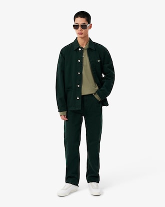 Classic Fit Long Sleeved L.12.12 Polo Shirt
