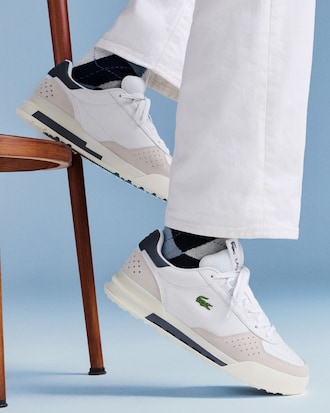 Men&rsquo;s Slam Break Leather Sneakers