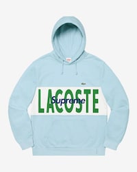 Unisex Lacoste x Supreme&reg; Logo Panel Hoodie