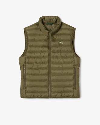 Water-Repellent Puffed Vest