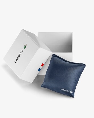 Lacoste.12.12 Chrono Watch Black and Carnation Gold Silicone