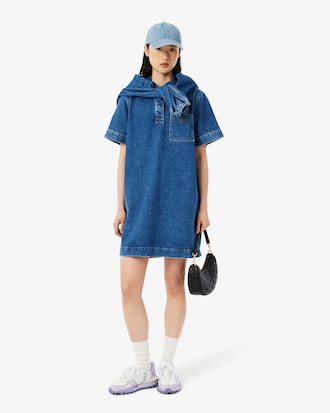 Oversized Cotton Denim Dress