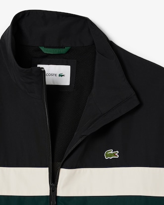 Colour-Block Water-Repellent Track Jacket