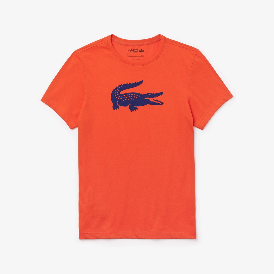 Men S Lacoste Sport Oversized Crocodile Technical Jersey Tennis T Shirt Lacoste