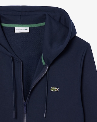Classic Fit Zipped Fleece Sweatshirt
