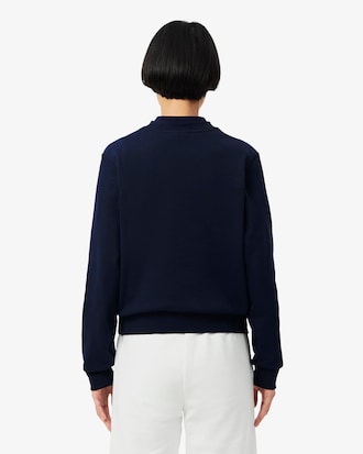 Relaxed Fit Fleece Crew Neck Sweatshirt