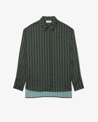Oversized Fluid Print Shirt