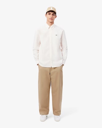 Regular Fit Striped Oxford Shirt